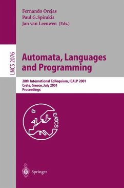 Automata, Languages and Programming - Orejas, Fernando / Spirakis, Paul G. / Leeuwen, Jan van (eds.)