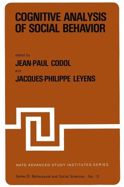 Cognitive Analysis of Social Behavior - Codol, J.-P. (ed.) / Leyens, J.-Ph.