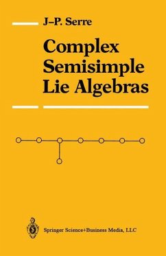 Complex Semisimple Lie Algebras - Serre, Jean-Pierre