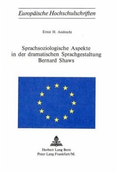 Cover Sprachsoziologische Aspekte in der dramatischen Sprachgestaltung Bernard Shaws