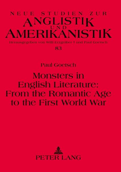 Monsters in English Literature: From the Romantic Age to the First World War
