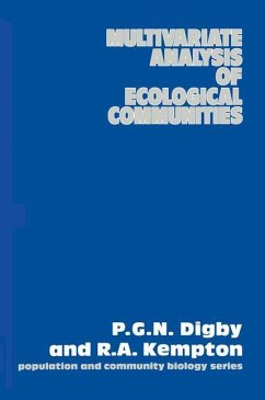 Multivariate Analysis of Ecological Communities - Digby, P. G. N.;Kempton, R. A.