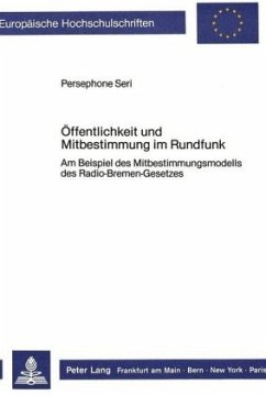 Öffentlichkeit und Mitbestimmung im Rundfunk - Seri, Persephone