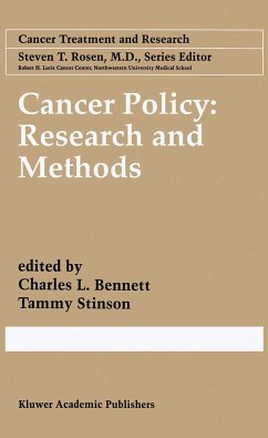 Cancer Policy: Research and Methods - Bennett, C.L. / Stinson, Tammy (eds.)