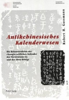 Cover Antikchinesisches Kalenderwesen