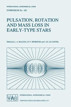 Pulsation, Rotation and Mass Loss in Early-Type Stars - Balona, Luis A. / Henrichs, Huib F. / Le Contel, Jean Michel (eds.)