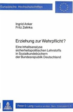 Cover Erziehung zur Wehrpflicht?