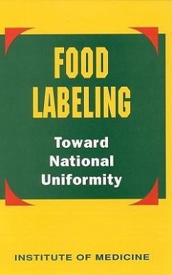 Food Labeling - Institute Of Medicine; Committee on State Food Labeling