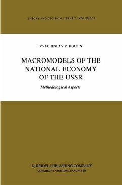 Macromodels of the National Economy of the USSR - Kolbin, V. V.