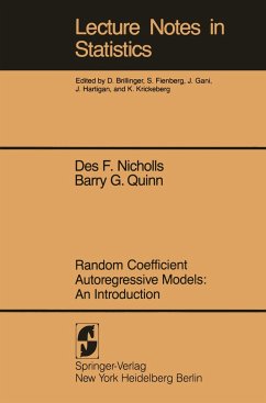 Random Coefficient Autoregressive Models: An Introduction - Nicholls, D. F.;Quinn, B. G.