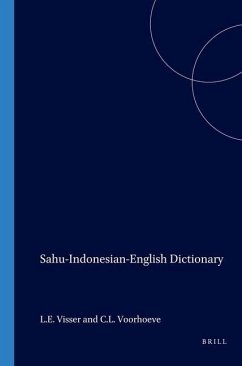 Sahu-Indonesian-English Dictionary - Visser, Leontine