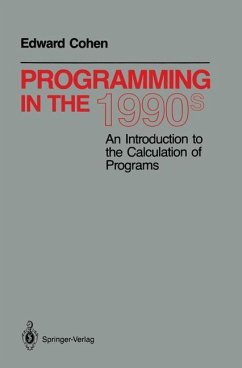 Programming in the 1990s - Cohen, Edward