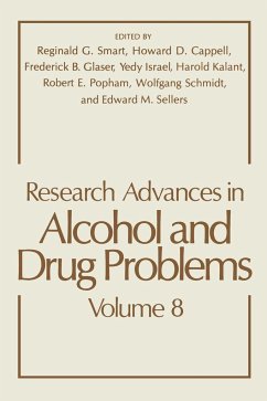 Research Advances in Alcohol and Drug Problems - Smart, Reginald G. / Cappell, Howard D. / Glaser, Frederick B / Israel, Yedy / Kalant, Harold / Popham, Robert E. / Schmidt, Wolfgang / Sellers, Edward M. (eds.)