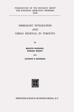 Immigrant Integration and Urban Renewal in Toronto - Neumann, B.; Mezoff, R.; Richmond, A. H.