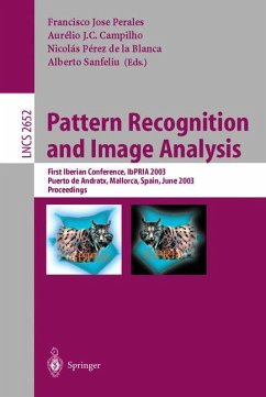 Pattern Recognition and Image Analysis - Perales López, Francisco J. / Campilho, Aurélio J.C. / Pérez de la Blanca Capilla, Nicolas / Sanfeliu i Cortés, Alberto (eds.)