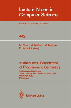 Mathematical Foundations of Programming Semantics - Main