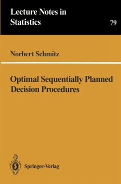 Optimal Sequentially Planned Decision Procedures - Schmitz, Norbert