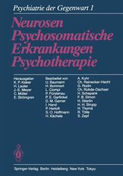 Neurosen, Psychosomatische Erkrankungen, Psychotherapie - KISKER, K. P. / LAUTER, H. / MEYER, J.-E. / MÜLLER, C. / STRÖMGREN, E. (ed)