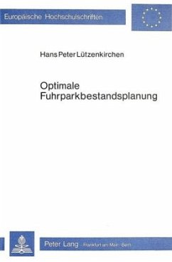 Optimale Fuhrparkbestandsplanung - Hans Peter Lützenkirchen