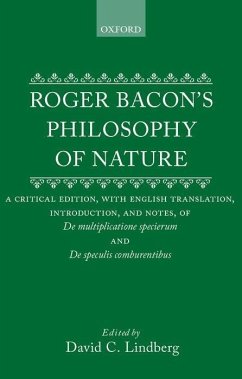 Roger Bacon's Philosophy of Nature - Bacon, Roger