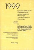 Schweizer Jahrbuch für Musikwissenschaft- Annales Suisses de Musicologie- Annuario Svizzero di Musicologia