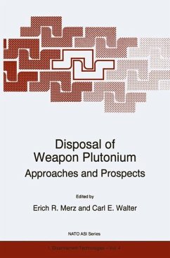 Disposal of Weapon Plutonium - Merz, E.R. (ed.) / Walter, Carl E.
