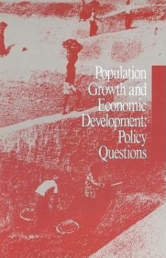 Population Growth and Economic Development - National Research Council; Division of Behavioral and Social Sciences and Education; Commission on Behavioral and Social Sciences and Education; Committee on Population; Working Group on Population Growth and Economic Development