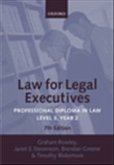 Law for Legal Executives Law for Legal Executives