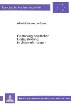 Cover Gestaltung beruflicher Erstausbildung in Unternehmungen