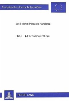 Cover Die EG-Fernsehrichtlinie