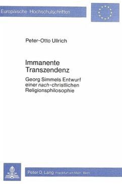 Cover Immanente Transzendenz