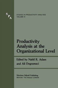 Productivity Analysis at the Organizational Level - Adam, Nabil R. (ed.) / Dogramaci, Ali