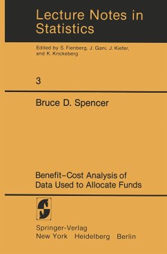 Benefit-Cost Analysis of Data Used to Allocate Funds - Spencer, Bruce D.