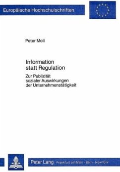 Information statt Regulation - Moll, Peter