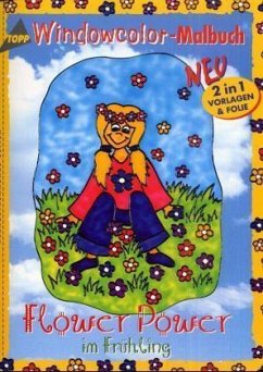 Windowcolor-Malbuch, Flower Power im Frühling