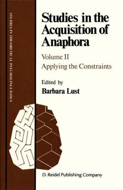 Studies in the Acquisition of Anaphora - Lust