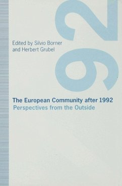 The European Community After 1992 - Borner, Silvio