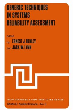 Generic Techniques in Systems Reliability Assessment - Henley, E.J. (ed.) / Lynn, J.W.