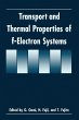 Transport and Thermal Properties of... - Bild 1