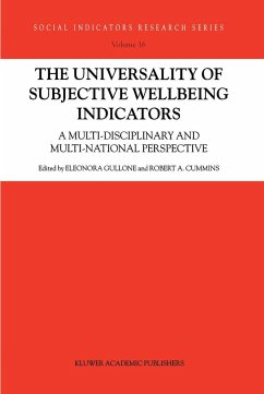 The Universality of Subjective Wellbeing Indicators - Gullone, E. / Cummins, R. (Hgg.)