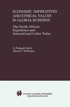 Economic Imperatives and Ethical Values in Global Business - Sethi, S. Pr.;Williams, Oliver F.