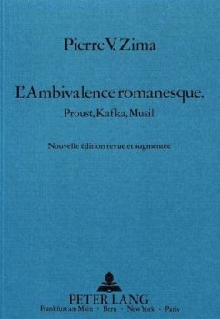 L'ambivalence romanesque - Zima, Peter V.