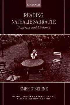 Reading Nathalie Sarraute - O'Beirne, Emer