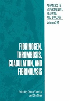 Fibrinogen, Thrombosis, Coagulation and Fibrinolysis - Liu, Chung Y; Chien, Shu; International Scientific Symposium on Fibrinogen Thrombosis Coagulation and Fibrinolysis