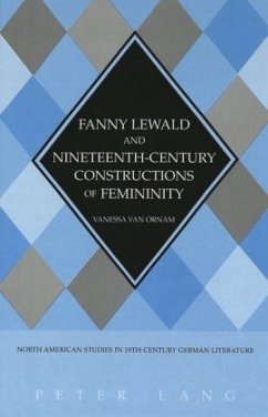 Cover Fanny Lewald and Nineteenth-Century Constructions of Feminity