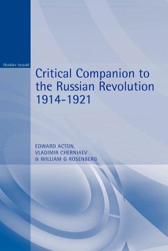 Cover Critical Companion to the Russian Revolution 1914-1921