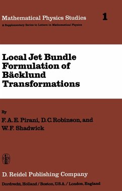 Local Jet Bundle Formulation of Bäckland Transformations - Pirani, F. A. E.;Robinson, D. C.;Shadwick, W. F.