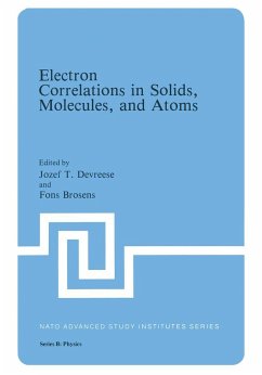 Electron Correlations in Solids, Molecules, and Atoms - Devreese, Jozef T. (ed.) / Brosens, Fons