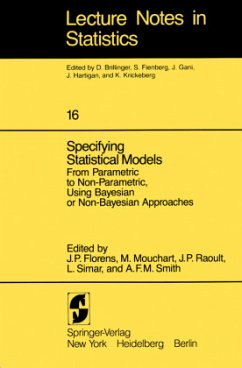 Specifying Statistical Models