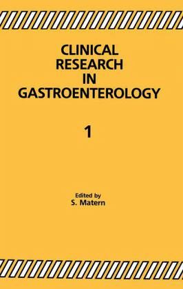 Clinical Research in Gastroenterology 1 Clinical Research in Gastroenterology 1